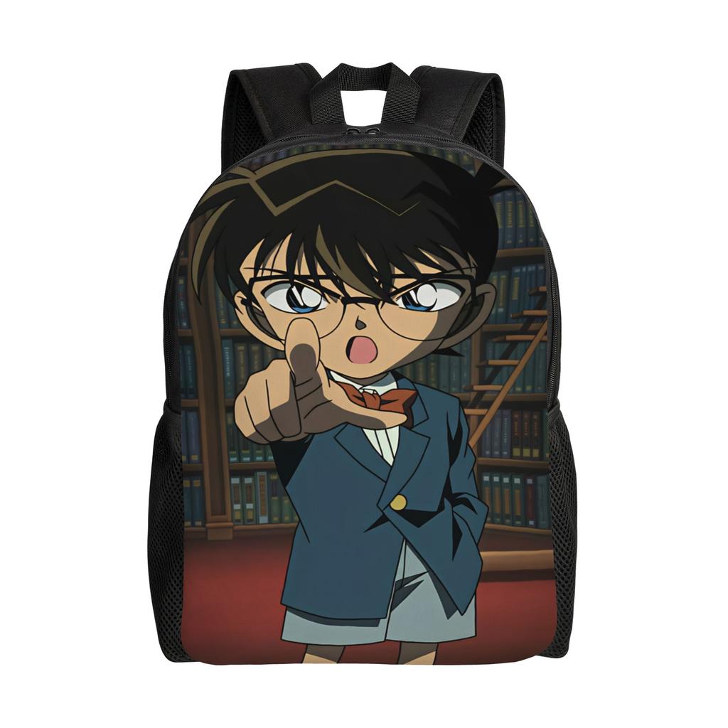 Detectives Conans Rucksack College Knapsacks Male Unique Learner Bags Designer Cushy Rucksack Made with Attention to Detail