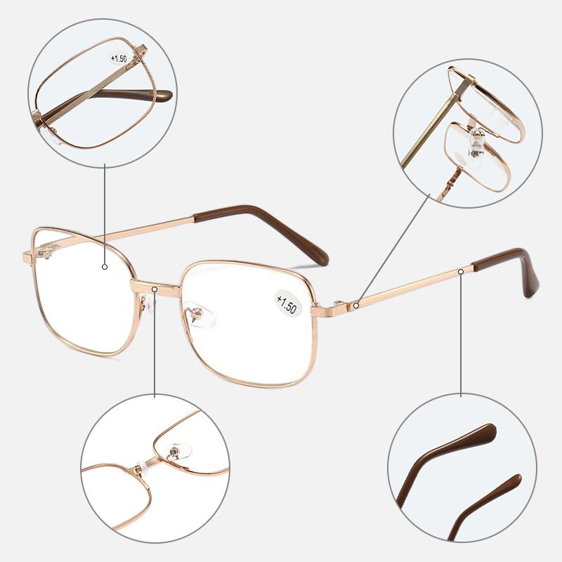 Reading Glasses Men Blue Light Presbyopic Eyeglasses 2 PCS Women Anti Fatigue Prescription Eyewear +1.0 +1.5 +2.0 +2.5 To +4.0