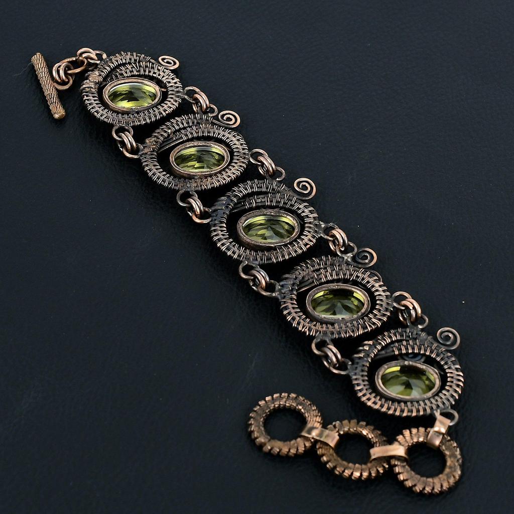 Citrine Gemstone Handmade 925 Sterling Silver Beautiful Jewelry Bracelet For Thanksgiving