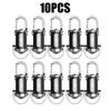 Mini Keychain Flashlight Rechargeable Pocket COB Working Light Outdoor Hook Emergency Warning Light for Camping Walking Hiking