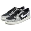 Air Jordan 1 Retro Low OG Black Cement Sneakers Unisex Muslin Tech-Grey White CZ0790-001