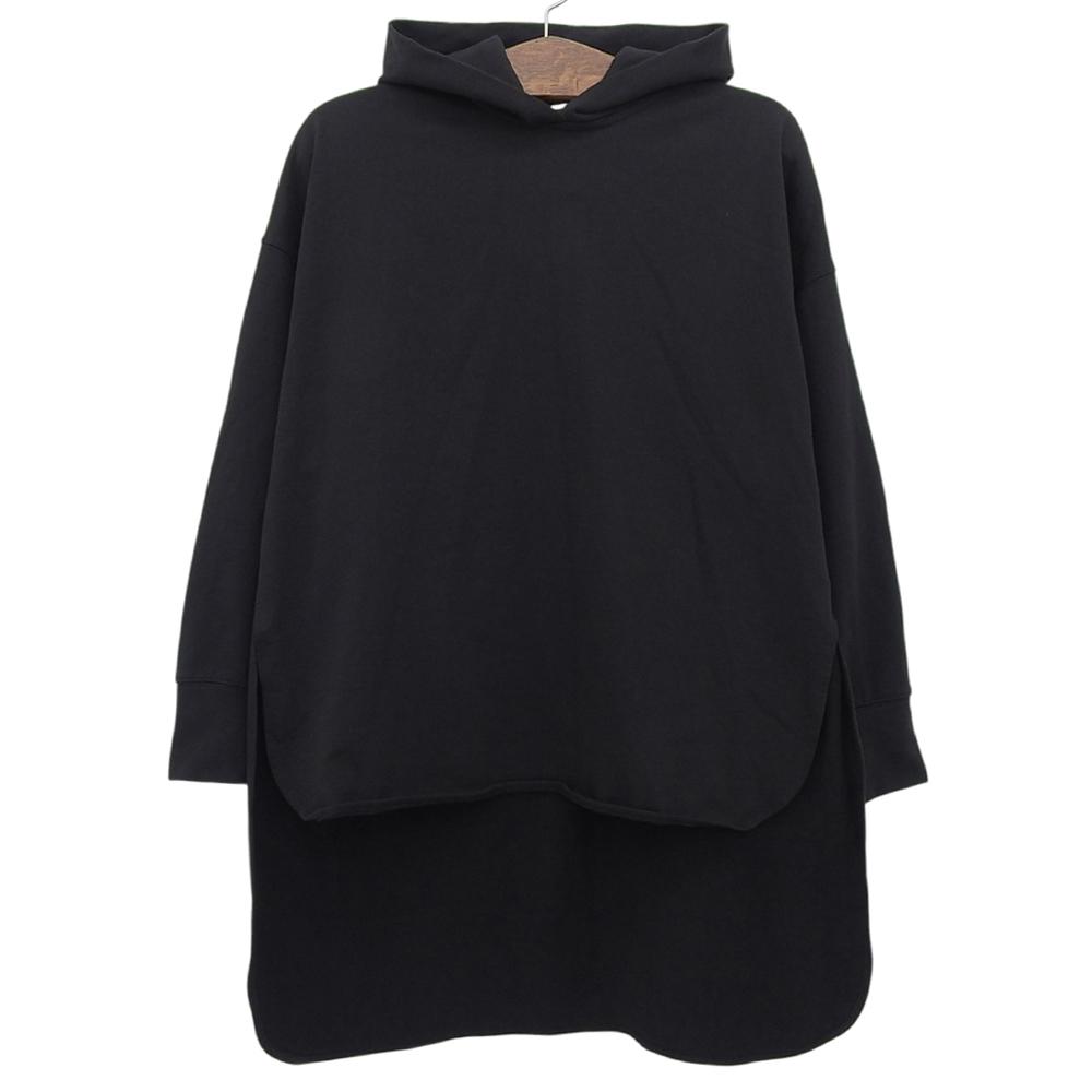 LE PHIL Women's Tech Woven Hoodie, Black, Size F, 534-1160105 Tops F blackUsed