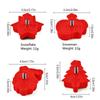 4Pcs DIY Christmas Tree Snowman Plastic Baking Mold Kitchen Biscuit Cookie Cutter Pastry Plunger Fondant Cake Decorating Tools KTY