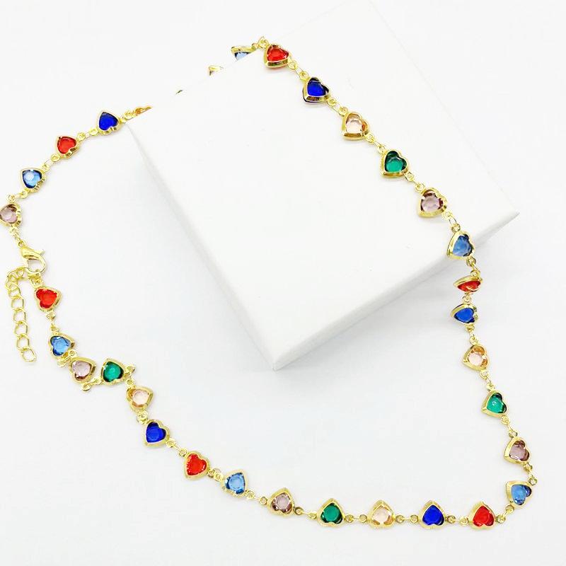 New Necklace Necklace of Devil's Eye Female Personality Minority Simple Creative Trend Mixed-color Clavicle Chain Jewelry