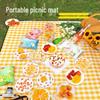 Waterproof Portable Foldable Picnic Blanket for Outdoor Camping and Spring Outings