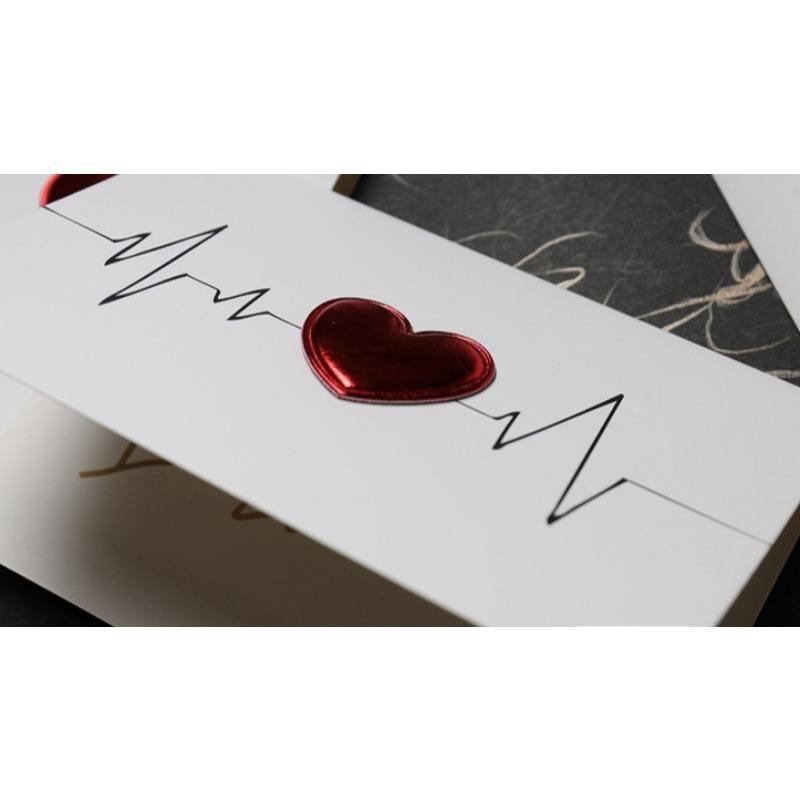 

Любовное письмо ко Дню святого Валентина Поздравительная открытка своими руками из кожи Любовь 3D Поздравительная открытка Я люблю тебя Сердцебиение День учителя Благословение Открытка 10pcs3