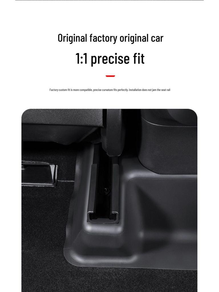 TPE Seat Bottom Corner Protector & Rear Door Sill Strip for Tesla Model Y Interior