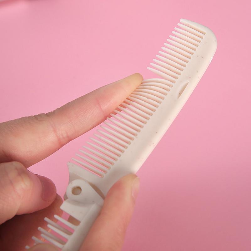 Portable Travel Hair Comb Hair Brush Wheat Straw Foldable Hair Brushes Massage Comb Anti-Static Hair Combs Hair Styling Tools