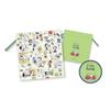 Marimo Craft Snoopy ALL PEANUTS Drawstring Bag, Medium, Green, W19.5 X H20.5cm, SPZ-3208