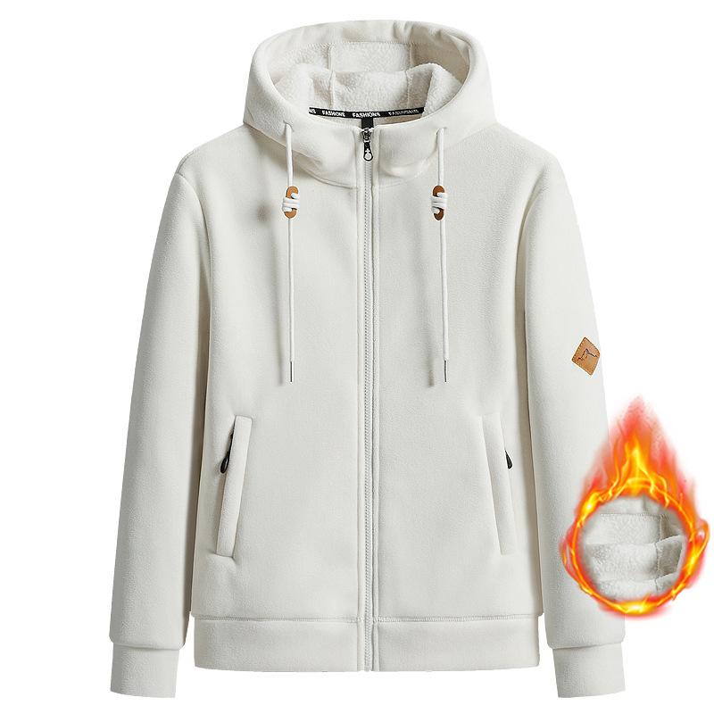 

Зимняя теплая куртка Мужская утепленная куртка с капюшоном Повседневная Женская куртка для активного отдыха и кемпинга Защита от холода M бежевый