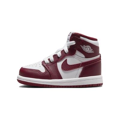 (TD) Air 1 Retro High OG 'Artisanal Red' Baby FD1413-160