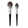 Portable Angled Contour Brush with Wooden Handle & Fiber Bristles