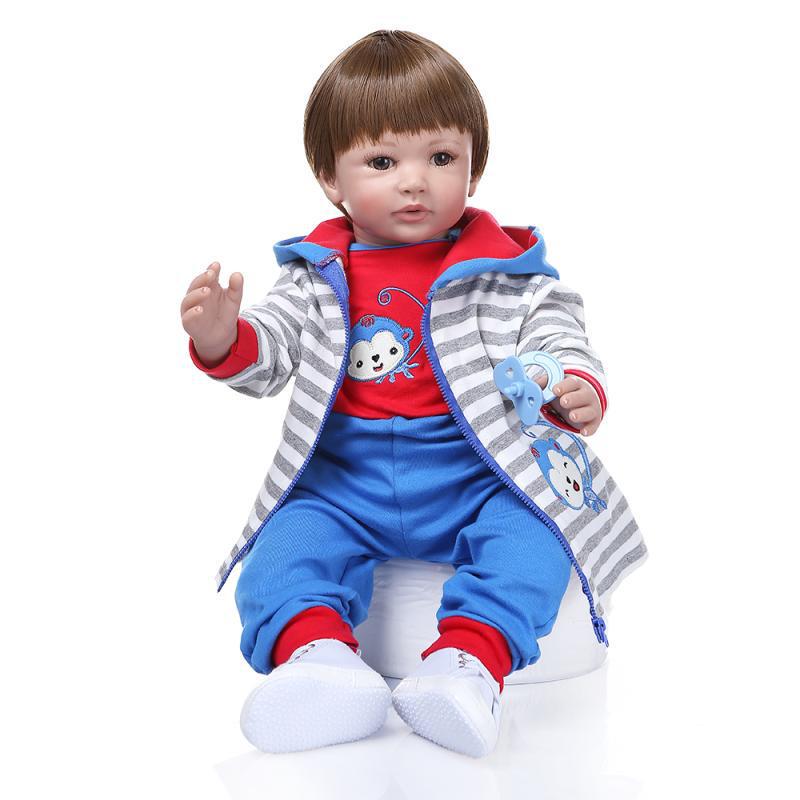 NPK Reborn Toddler Princess Doll in Beautiful Dress - Perfect Companion Toy for Girls 60 cm