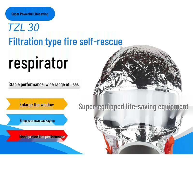 Miling Fire Escape Self-Rescue Respirator One Size