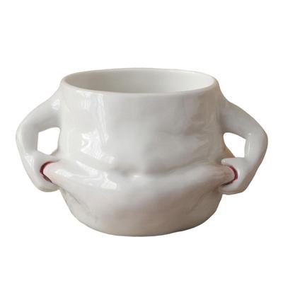 Coffee Mug Creative Tableware Durable Tea with Handle Water Cups Reusable Belly Mug for Party Household Festivals Office