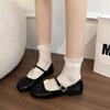 Lace Women Flats Mary Jane Shoes Round Toe Shallow Ladies Casual Ballet Style Shoes Soft Leather Eelgant Dress Shoes 2025