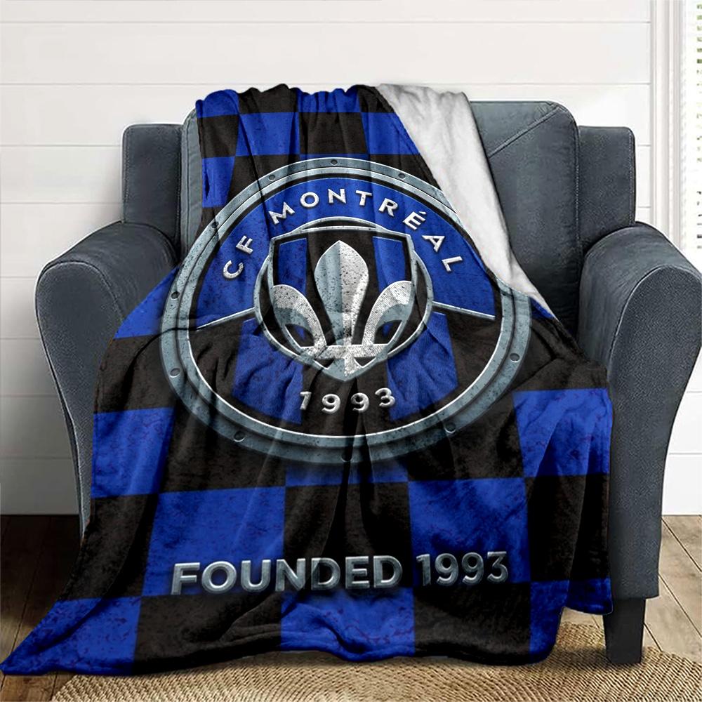 CF Montréal Druck Flanelldecke Hohe Qualität Warm Bequem Decke für Alle Jahreszeiten Perfekt für Geschenke Heimdekoration