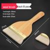Wool-Latex Paint Brush with Wooden Handle, Soft Non-Shedding Bristles, Ideal for Wall Cleaning and Painting
