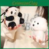 Penguin Panda Dog Pendant Animal Plush Doll Keychain Toy Backpack Decoration