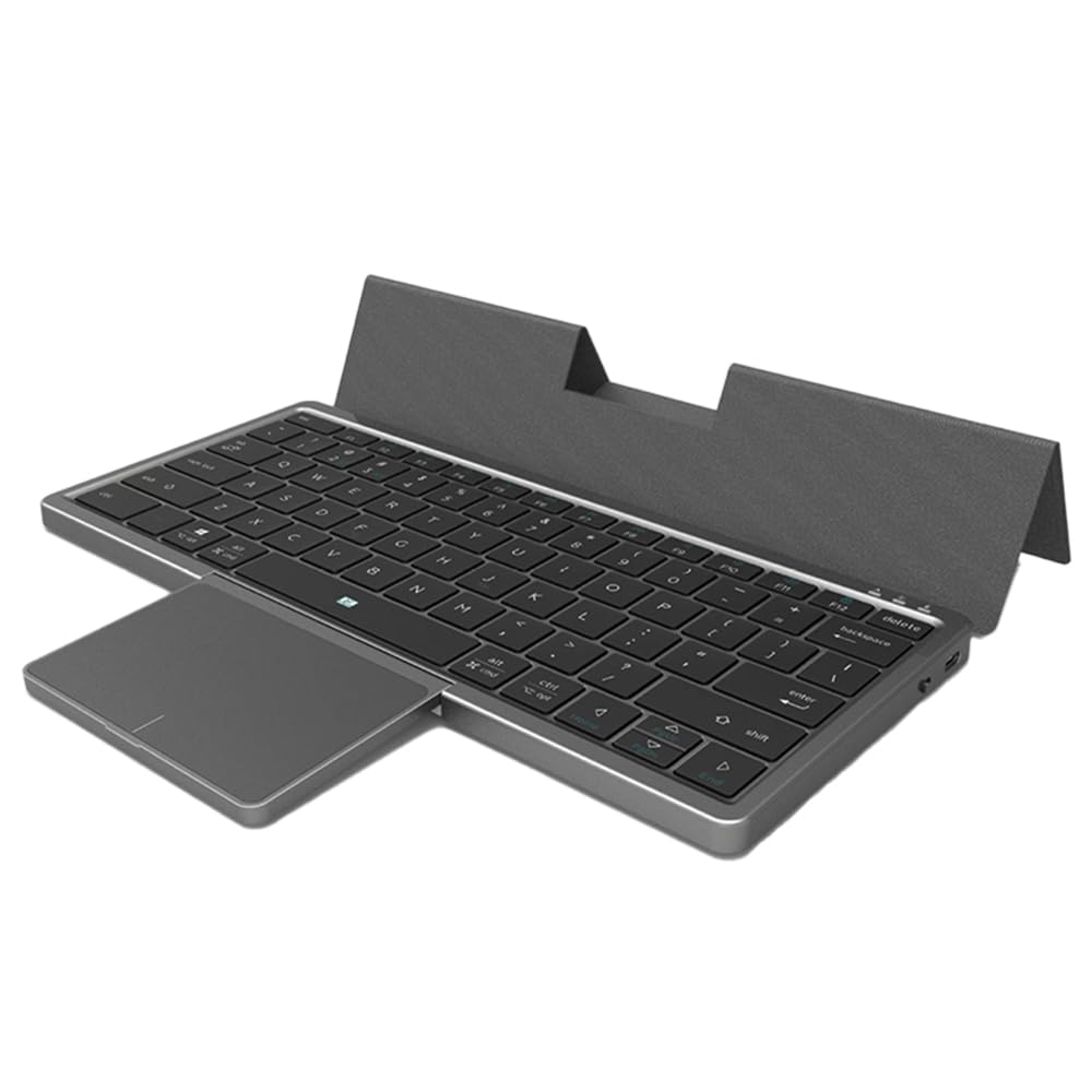 TJK Bluetooth Keyboard, Compact Wireless Keyboard, Compatible with iOSAndroidWindows, US English Layout, Tablet Keyboard with Bluetooth Connection,