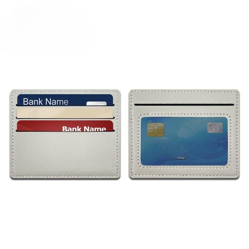 Fashion Leather Ultra-thin Card Holder Bank Credit ID Cards Cover Pouch Case Wallet Organizer Thin Business Bank Card Package