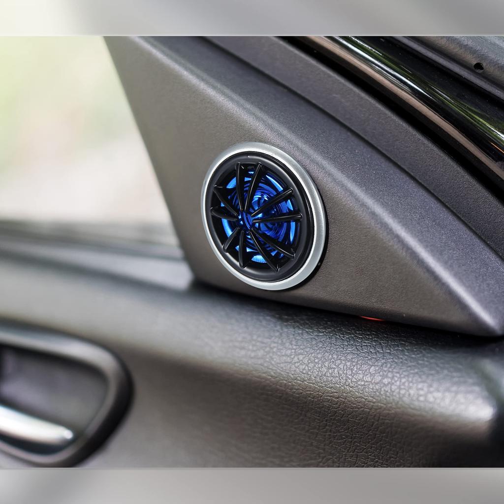 ACROPIX Car Speaker Tweeter High Frequency Stereo Tweeter Audio Speaker for Car Truck Plastic Blue 2pcs