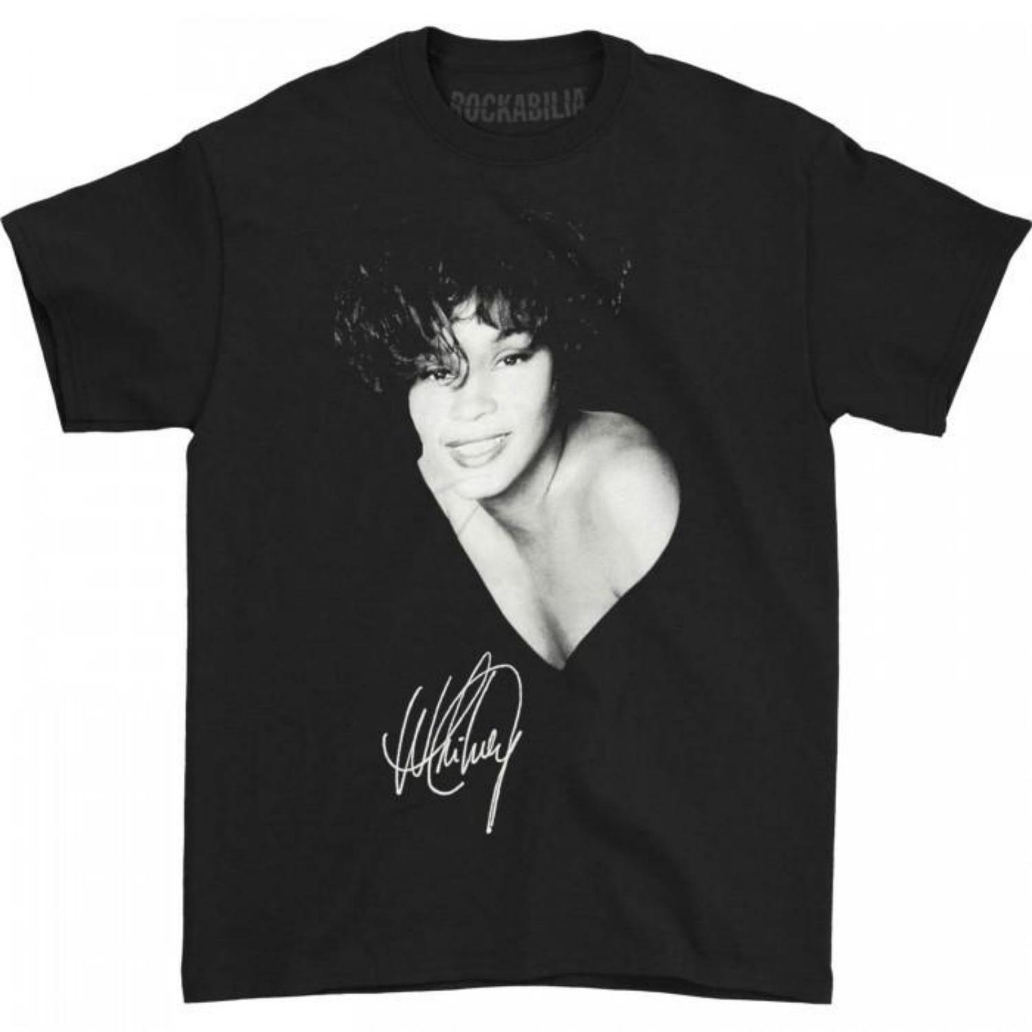 Whitney Houston Unisex Adult Photograph T-Shirt S