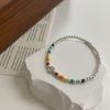 Cute Rainbow Smiley Face Bracelet Simple Fashion For Women Friendship Jewelry