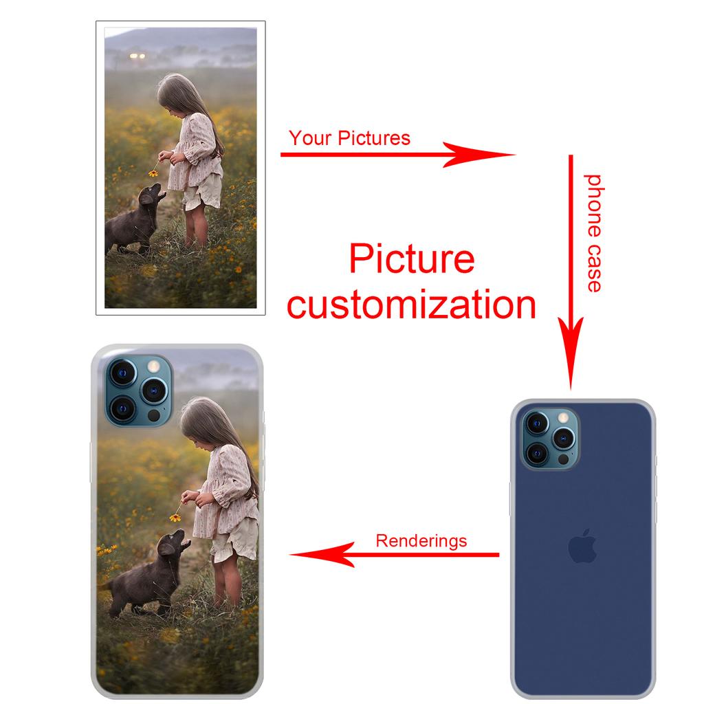 Customized DIY Soft Silicone Personalized Phone Case For Xiaomi Redmi Note 12 4G 5G Cover Note 12 10 11 Pro Plus 5G 12S 13 Lite