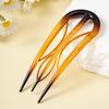 Female Geometric Hair Clip Headpiece, Practical U-shaped Hair Stick and Fork Hairstyle Tool, Fashionable Hair Accessory, Daily Styling Artifact.