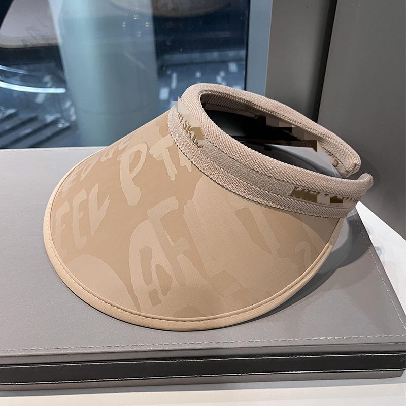 New Summer Women UV Protection Sun Hat Girls Travel Foldable Large Brim Empty Top Bonnet Outdoor Sport Casual Sunscreen Visor