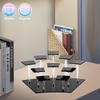 Acrylic Display Stands,10-Tier Action Figure Display Stand,Multilevel Acrylic Risers for Funko Pop Cupcake Dessert and Perfume Display,Display Risers