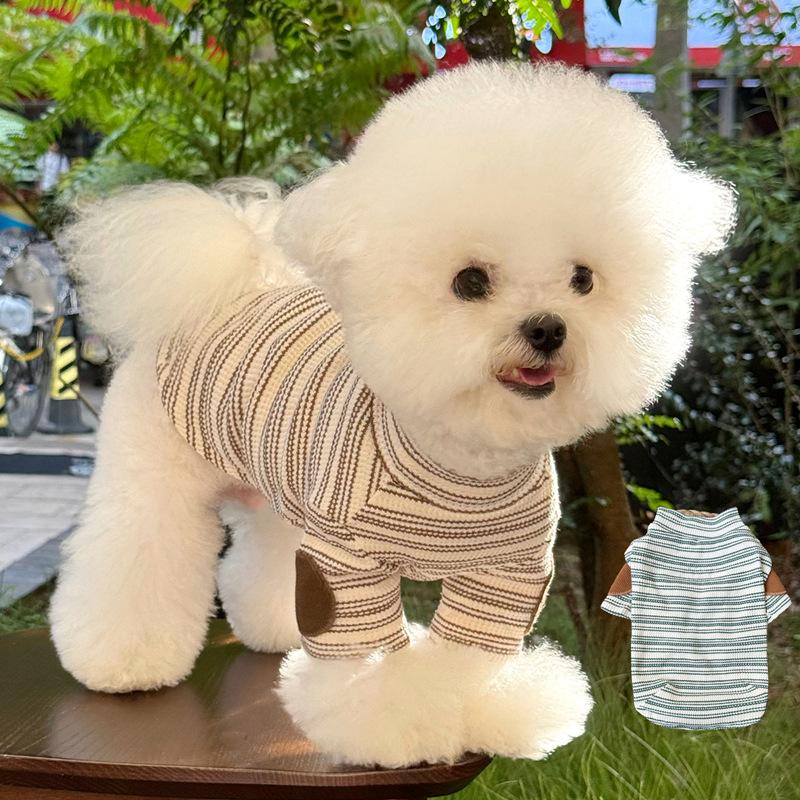 Dog Clothes Autumn Teddy Bichon Pomeranian Yorkshire Schnauzer Poodle Small Dog Pet Bottoming Shirt Autumn