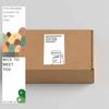 10-50pcs New 5*10cm White "This Package Is Happy To See You Too" Stickers Gift Sealing Labels Special For You Sticker