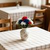 Independence Day Artificial Memorial Flowers Red White Blue Patriotic Cemetery Flower 4th of July Faux Silk Flower Decoration for Home Party