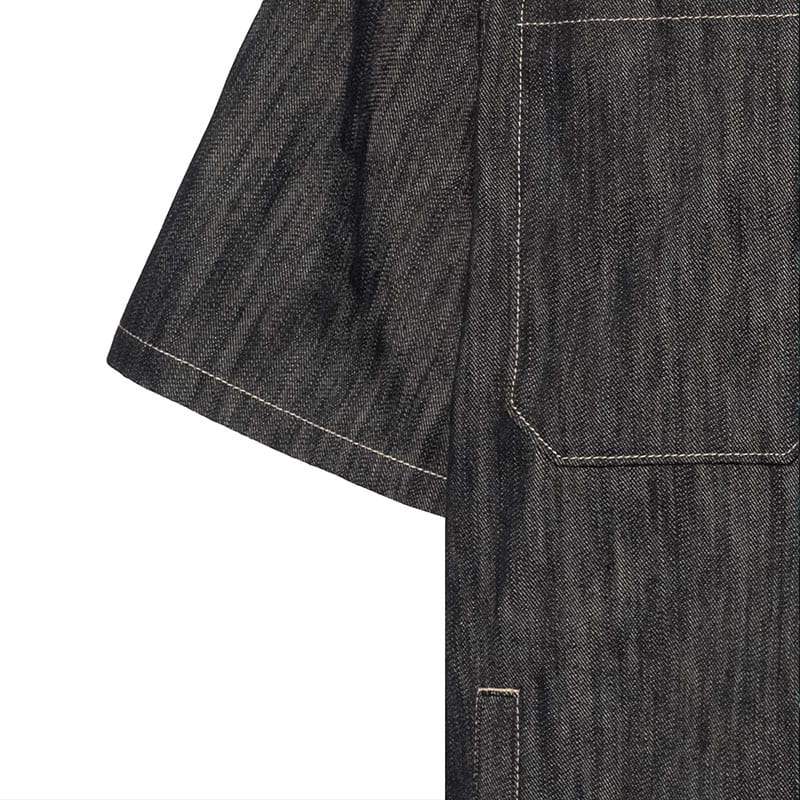 GUCCI Denim Shirt With Jacquard Detail Shirt Men's Dark Blue 782396-XDCWP-4759