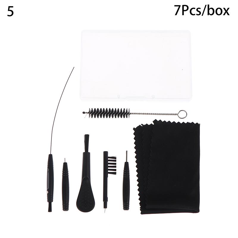 1 Set Hearing Aid Cleaning Tool Hearing Aids Cleaning Kit Brush Vent Cleaner Cleaning Wire With Magnet And Wax Loop Cleaning Set