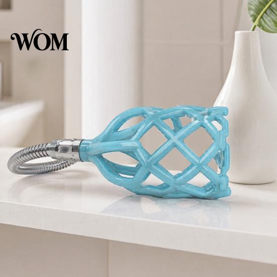 Shower Head Head, 3D Printed Hollow Woven Rainfall Sprayer, Clog-Free Self Cleaning Easy Clean Installation Bathroom Accessory Full Body