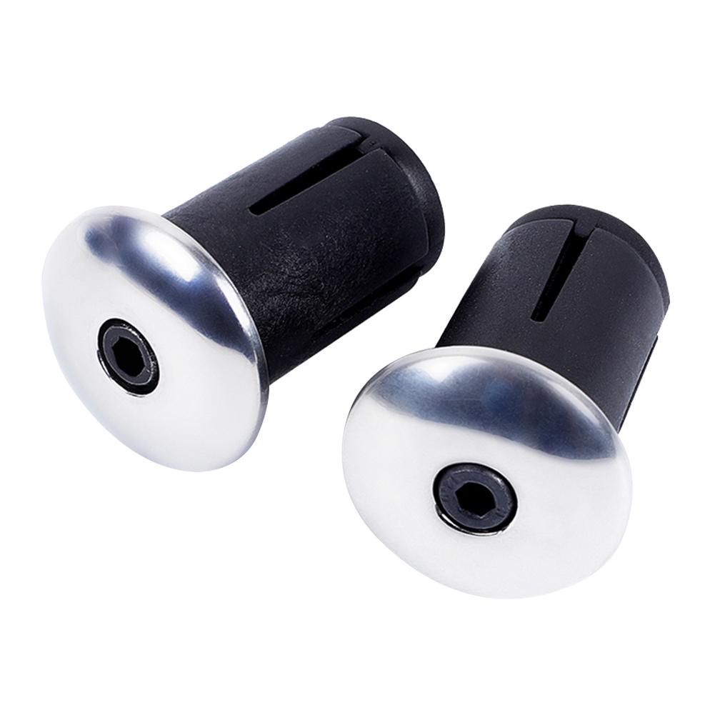1 Pair Bicycle Bar End Plug Aluminum Alloy MTB Mountain Road Bike Grip Plugs Handlebar End Cap Handlebar Grip Accessories серебряный