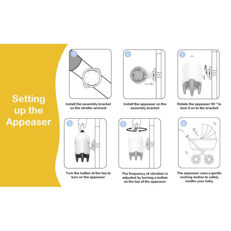 BABY STROLLER ROCKER - Portable Baby Sleep Soother and Rocker