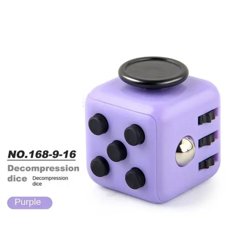 Dadi di decompressione Fidget colorati per liberare lo stress, l'autismo, l'ansia, alleviare lo stress dei bambini adulti, antistress, punta delle dita