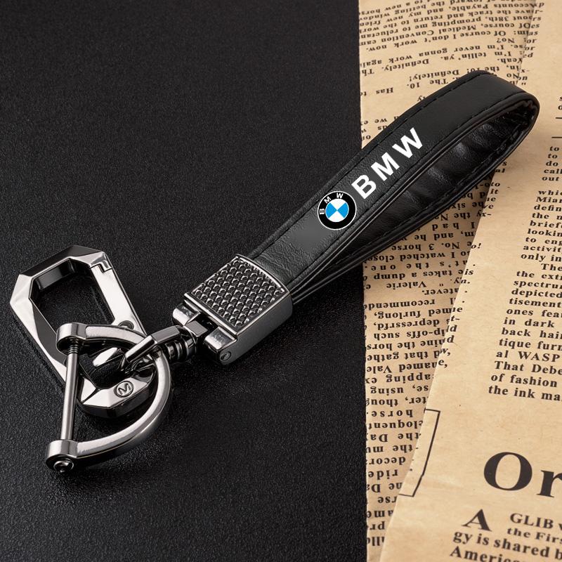 3D Metal Leather Keychain Key Chain Ring Key Holder Auto Accessories For BMW X1 X2 X3 X5 X4 X6 X7 G30 G20 G32 G11 G12 F40 F30F20 Mkdf86