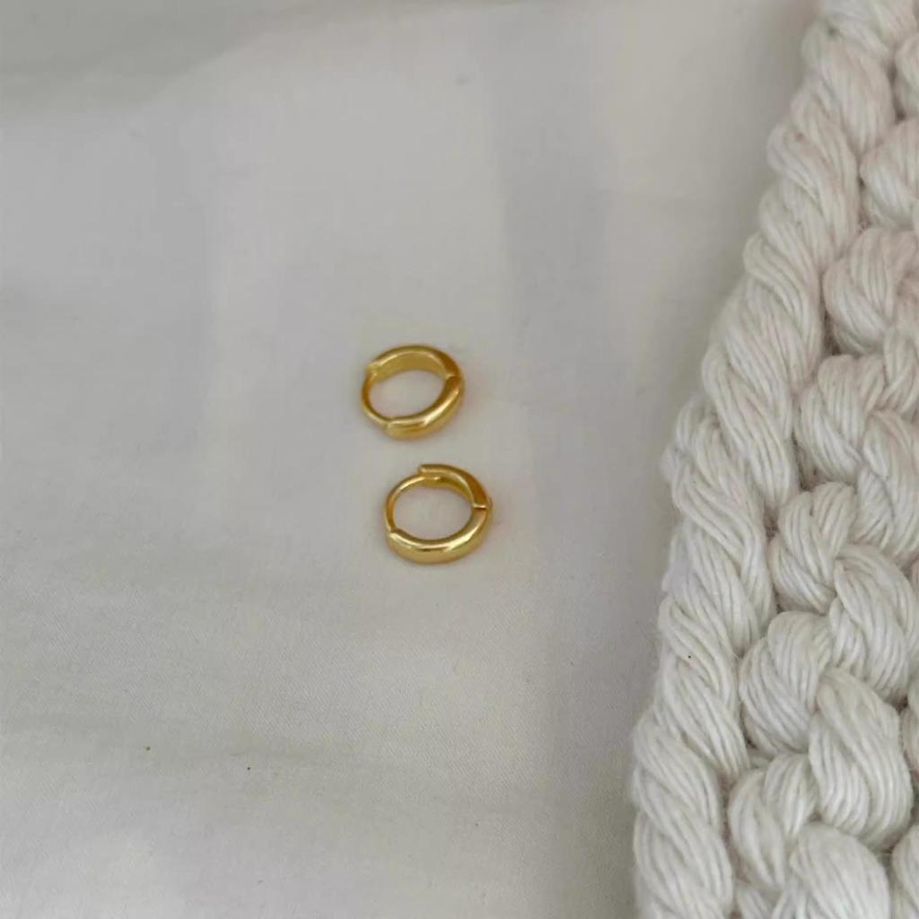 925 Silver Needle Mini Hoop Earrings for Women's Ear Piercing - Simple, High-End Cartilage Hoops for Everyday Wear