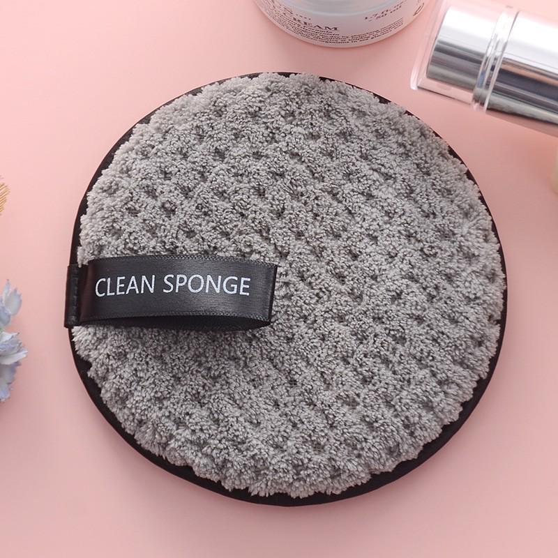Reusable Beauty Cleansing Puff - Wet & Dry Makeup Remover and Face Wash Puff