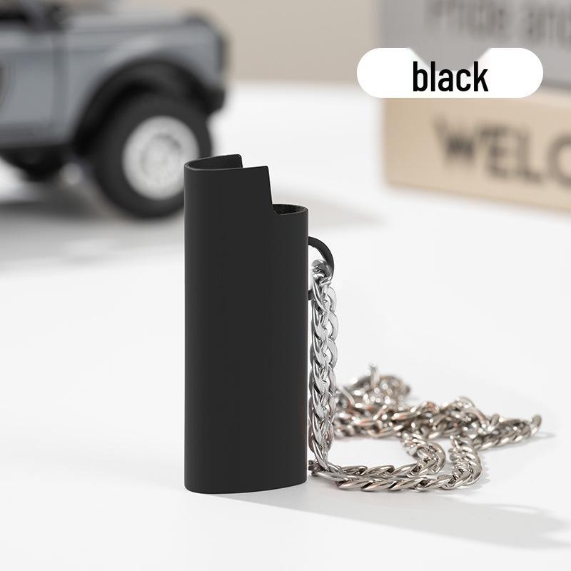 **J5 Bic Retro Mini Metal Lighter Set - Creative Fireworks Shell Design**