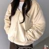 The Pink Women S Tocz overSized Velour Mink Fur Hoodie Jacket