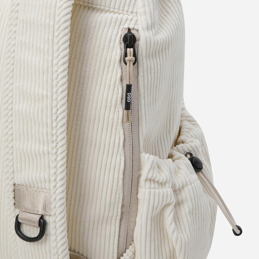 Dod Grainfield Corduroy Backpack (Ivory Dark)
