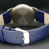 USED ENICAR STAR JEWELS HAND-WINDING SWISS MENS BLUE COLOR DIAL WATCH A431425-2 R107-a431425