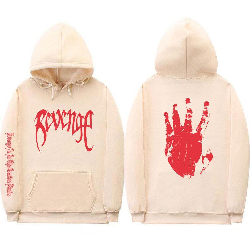 Xxxtentacion Unisex Gewickelte Bündchen Streetwear Revenge Hoodie Sweatshirt
