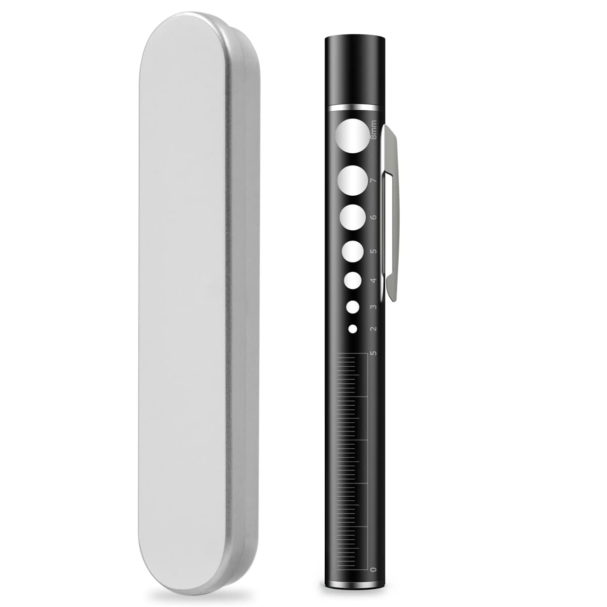 

MEDIKEN USB Easy to with Storage Case for Home Use Penlight, Warm/White LED, Rechargeable, Lightweight, Use, Durable, Clip, Compact, Lightweight, чёрный